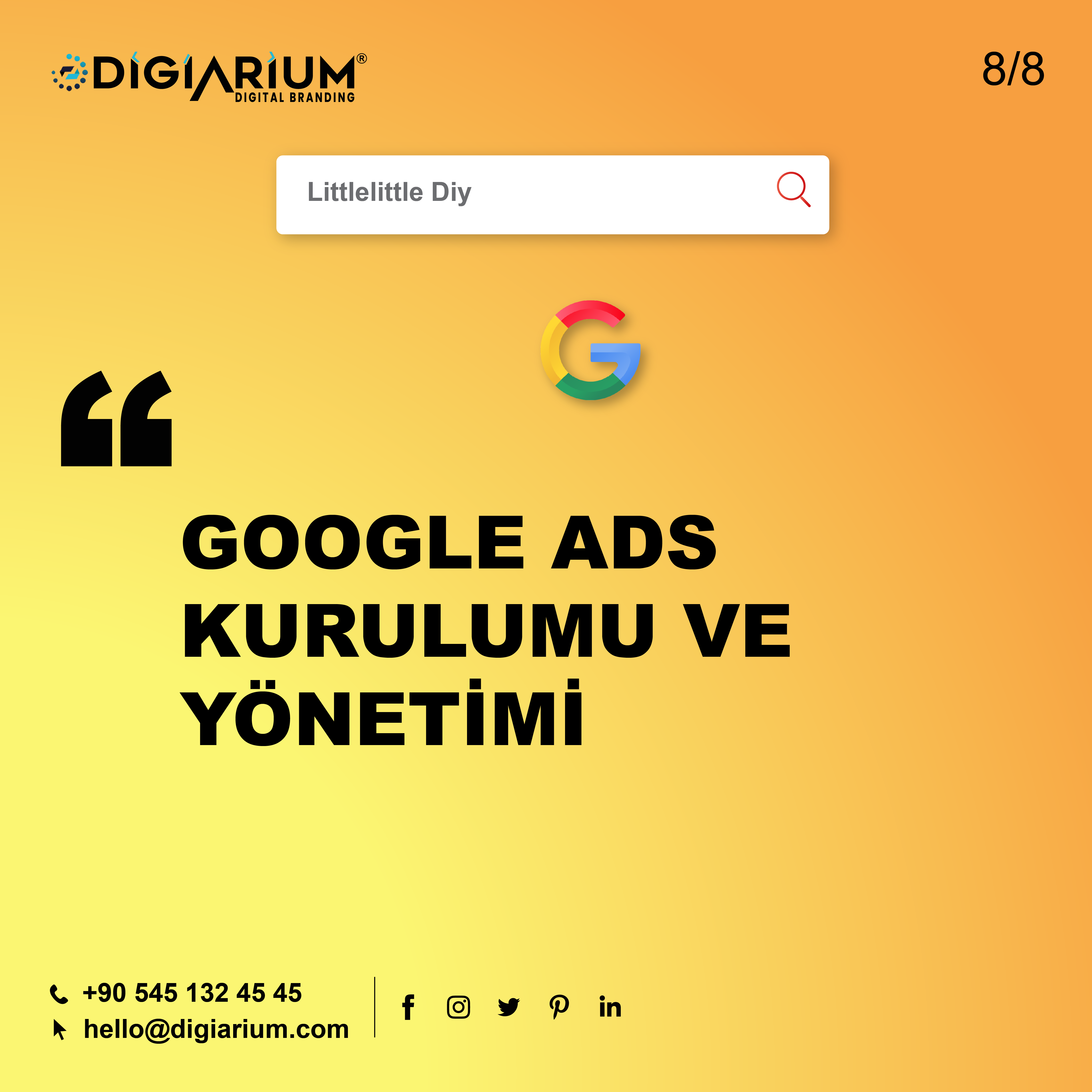 Google ads kurulumu ve yönetimi
